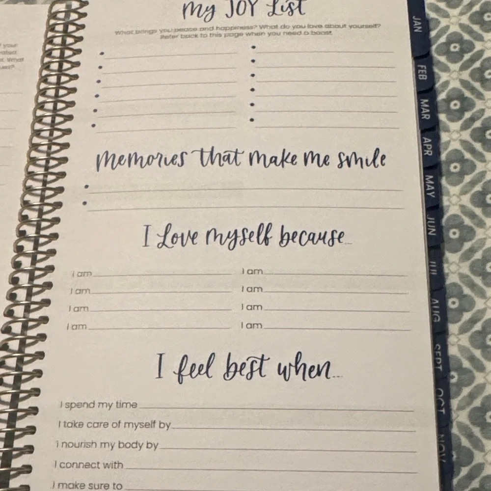 Floral 2026 Softcover planner